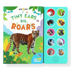 Звукова книга. Tiny ears big roars  (англійською) фото