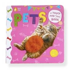 Тактильна книга. Pets  (англійською) фото