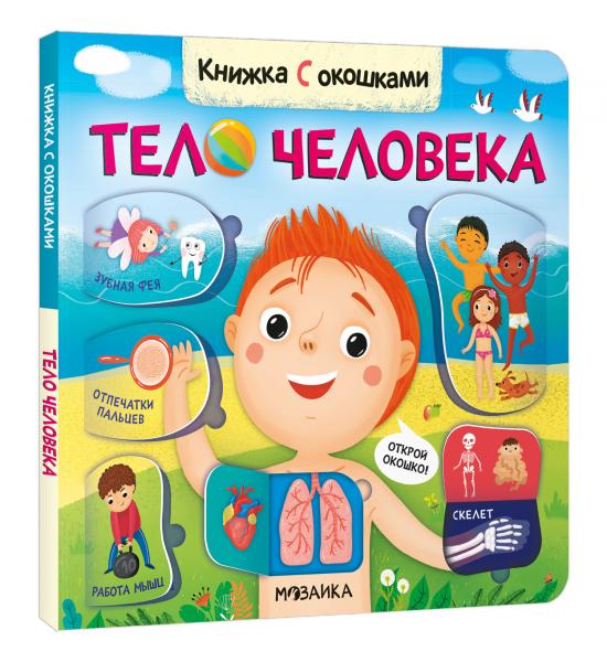 Книжка с окошками. Тело человека