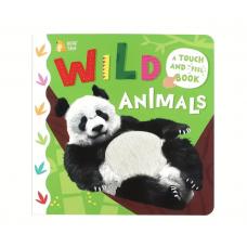 Тактильна книга Wild animals зелена Пандочка (англійською мовою) фото
