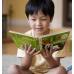 Тактильна книга Wild animals зелена Пандочка (англійською мовою)