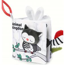 Перша тактильна книга з пищалкою. Сова. Animal kindom (англійською) фото